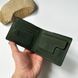 Шкіряний зелений гаманець зі шкіри Crazy horse на магніті 010505191 фото 3